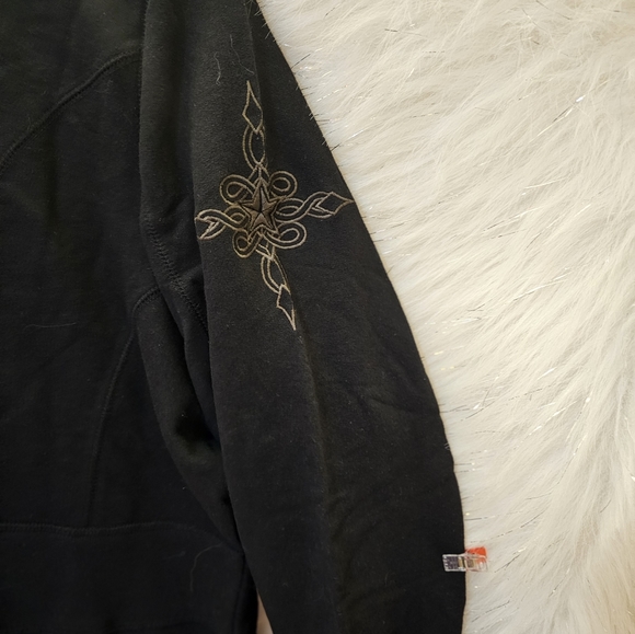 VINTAGE HARLEY-DAVIDSON WOMENS PLUS SIZE 1X DOUBLE BREASTED COAT EMBROIDERED - Picture 10 of 14